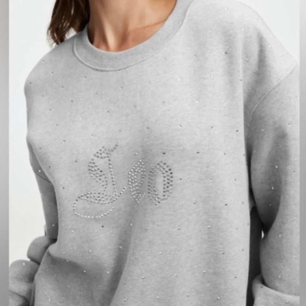 GOOD AMERICAN Zodiac Leo Boyfriend Crewneck Sweatshirt XXL(5)NWT - Picture 9 of 9